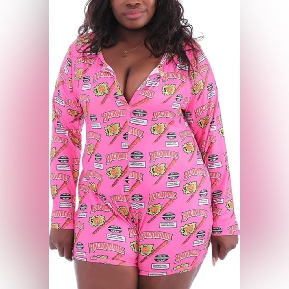 Backwoods Onesie in Pink‎ Size 3X